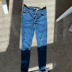 Levi's Women's Skinny Jeans in Deep Blue